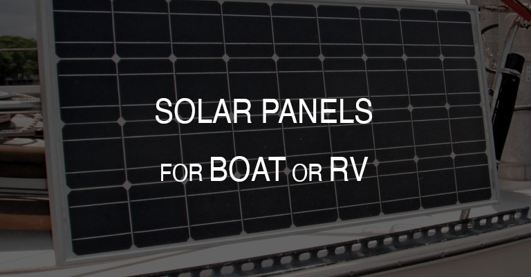 Flexible Portable Solar Panels for Boat or RV