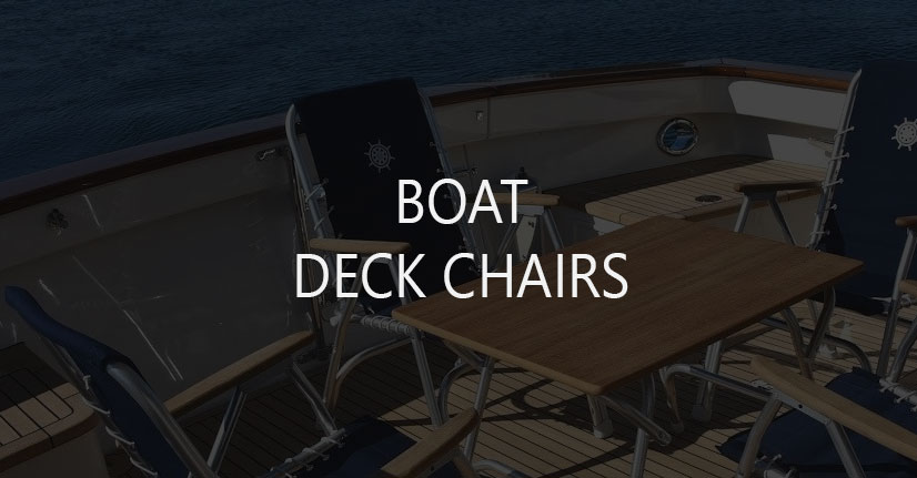 Folding Marine Boat Deck Chairs and Tables